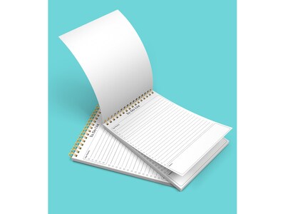 Better Office To-Do List Notepad, 5.5 x 8.5, Ruled, White, 50 Sheets/Pad, 2 Pads/Pack (25824-2PK)