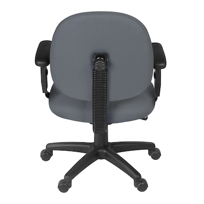Regency Comfort Series Ergonomic Fabric Swivel Task Chair, Grey (105-AA-GY)