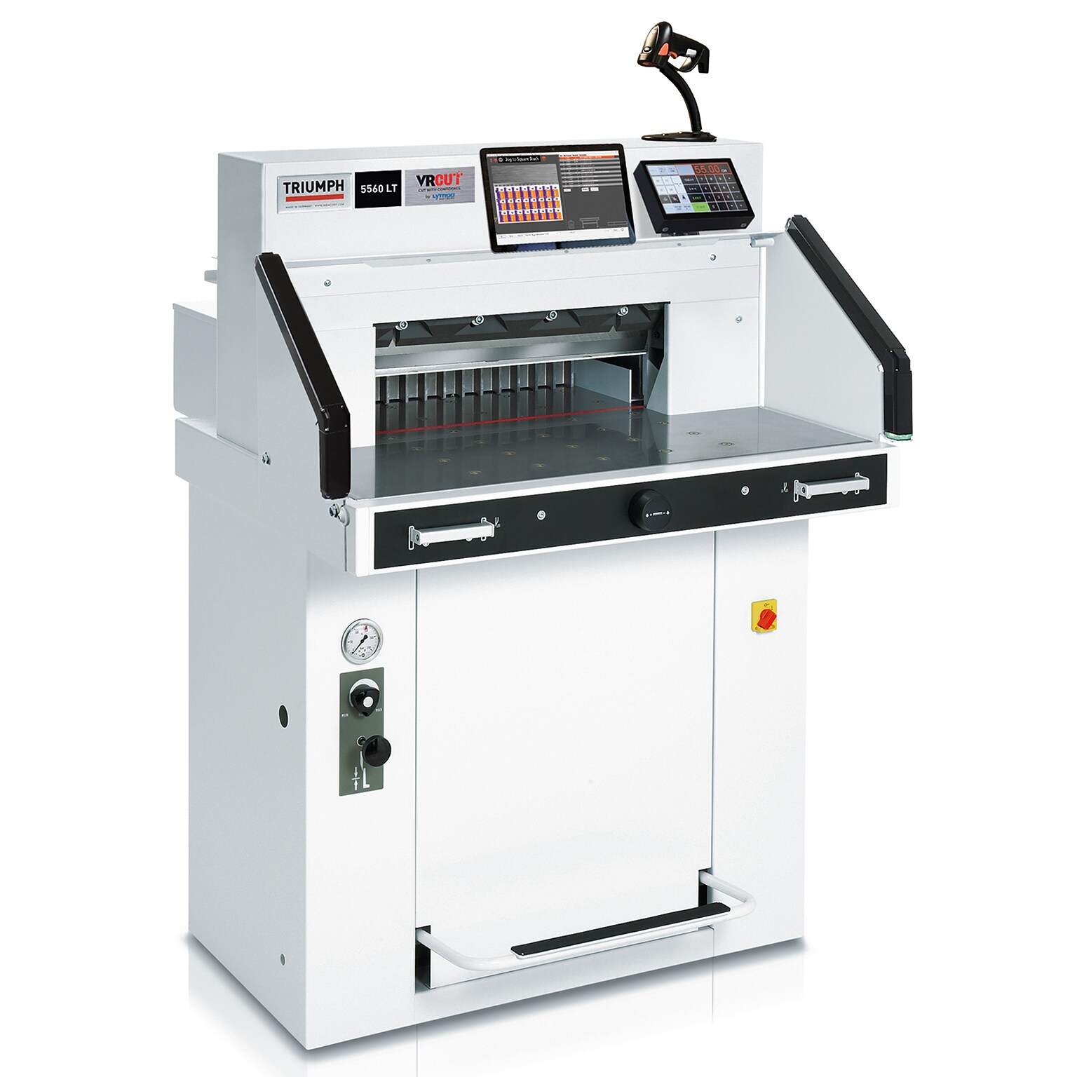 Triumph 5560 LT VRCUT Ready  Programmable Hydraulic With Air Table 21 5/8 Paper Cutter (CU0497)