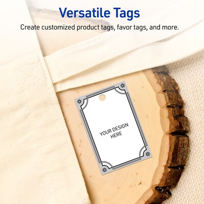 Avery  3" Blank Price & Merchandise Tags, White, 80/Carton (S00-FKB-PRMWT10)