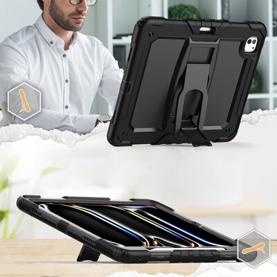 SaharaCase Raider Series Case for iPad Pro 13" (M4 2024/M5 2025), Scorpion Black (TB00385)