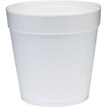 Dart® J cup® Round Insulated Foam Food Containers, 32 oz., White, 500/Carton (32MJ48)
