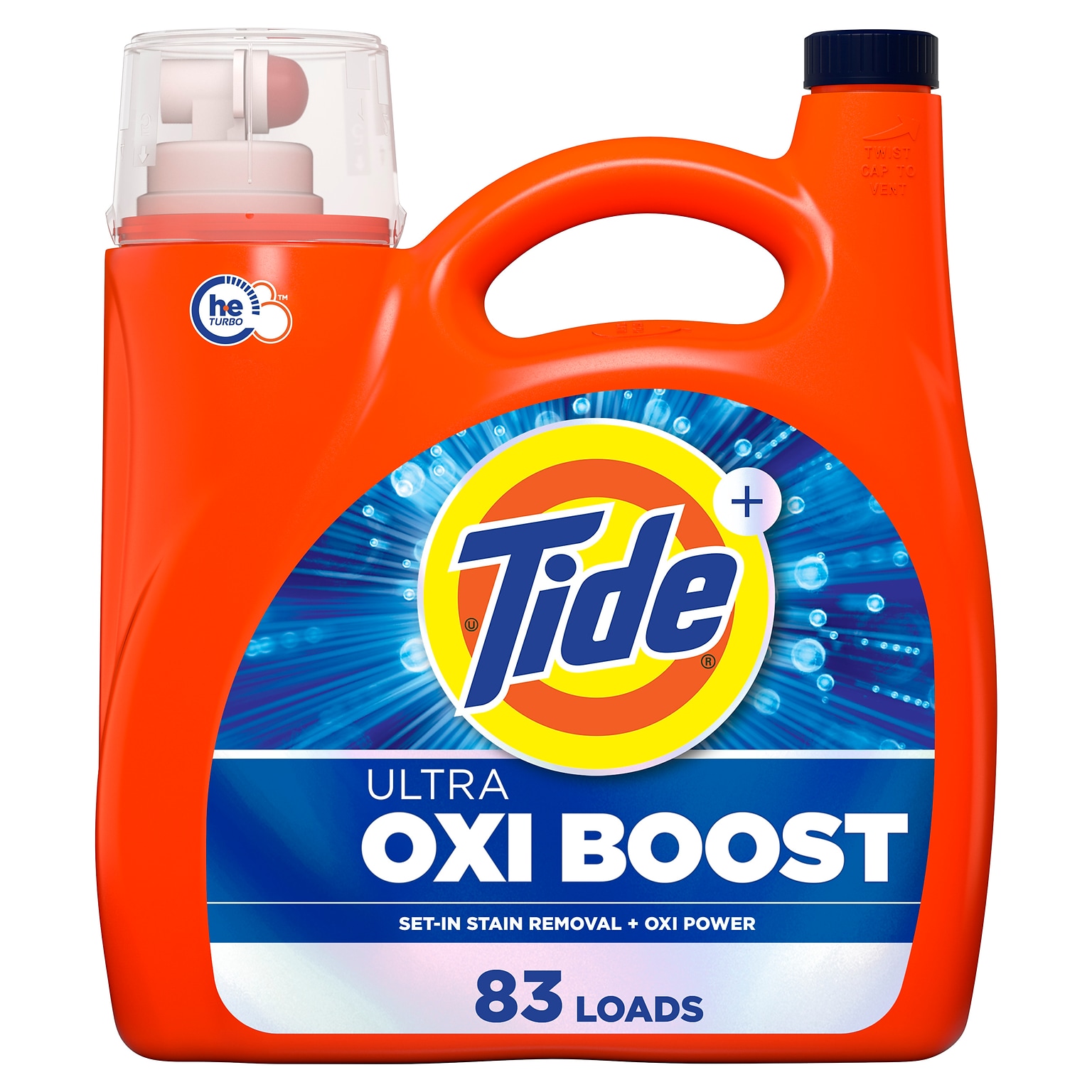 Tide Ultra Oxi Boost HE Liquid Laundry Detergent, 83 Loads, 117 fl. oz. (17538)