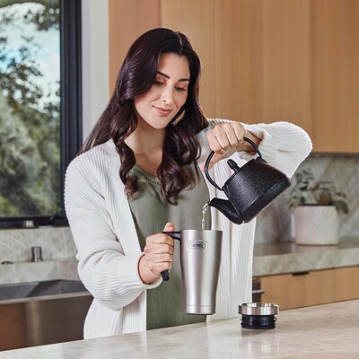 Thermos Icon Stainless Steel Vacuum Insulated Mug, 16 oz., Matte (IS1002MS4)