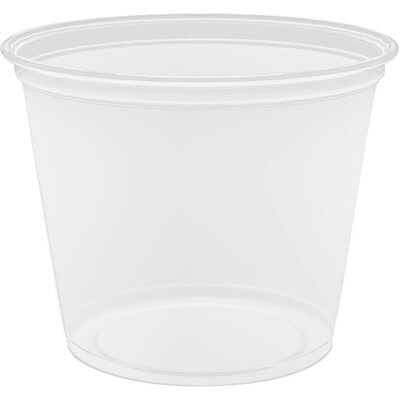Conex® Portion Plastic Cups; Translucent, 5.5 oz., 2500/Case