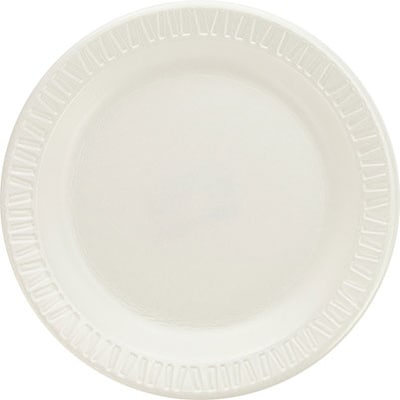Dart® Quiet Classic® Laminated Foam Plate, 6, 1000/CS