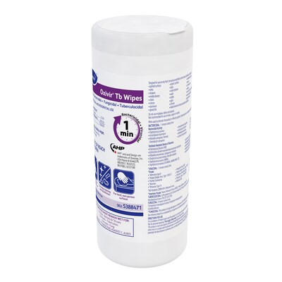 Diversey Oxivir Tb Disinfecting Wipes, 60 Wipes/Container, 12/Carton (5388471)