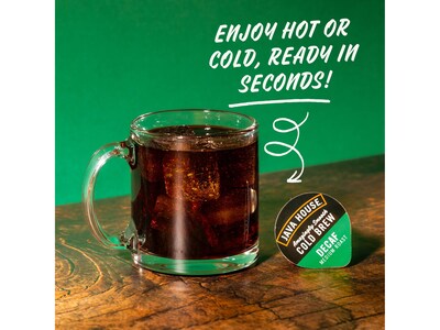 Java House Decaf Cold Brew Coffee Pods, Medium Roast, 12/Carton (FCC09351)