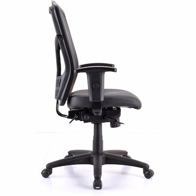 Lorell Executive High-Back Swivel Chair, Black (LLR86245)