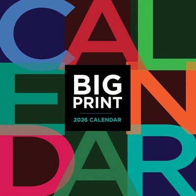 2026 TF Publishing Big Print 12 x 12 Monthly Wall Calendar (26-1104)