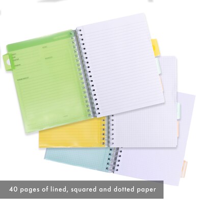 Pukka Pad Education Customizable Notebook, Multicolor, 2/Bundle (PUK9824STU-2)