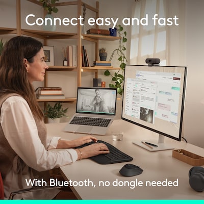 Logitech Signature Comfort Plus Combo MK880 Wireless Keyboard and Mouse Combo, Black (920-013968)