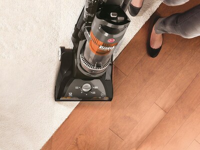 Hoover WindTunnel 2 Whole House Rewind Pet Upright Vacuum, Bagless, Black/Brown (UH71255)