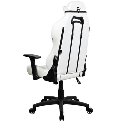 Arozzi Torretta SoftPU Faux Leather Ergonomic Racing Gaming Chair, White (TORRETTA-SPU-WT)