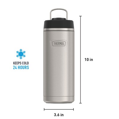 Thermos Icon Stainless Steel Vacuum Insulated Water Bottle, 32 oz., Matte Stainless Steel, (THRIS233