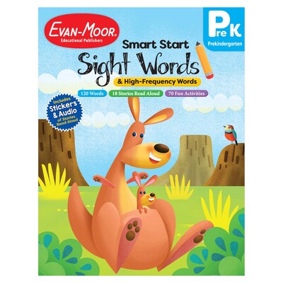 Evan-Moor Smart Start Acvitity Book Basic Skills Bundle, Grade PreK Workbook, 3 Books/Set (EMC6271)