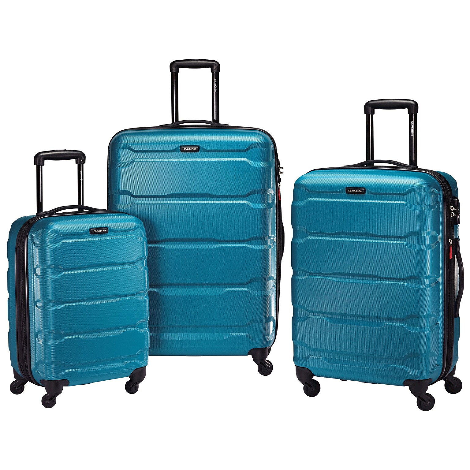 Samsonite Omni PC Polycarbonate 3-Piece Luggage Set, Caribbean Blue (68311-2479)