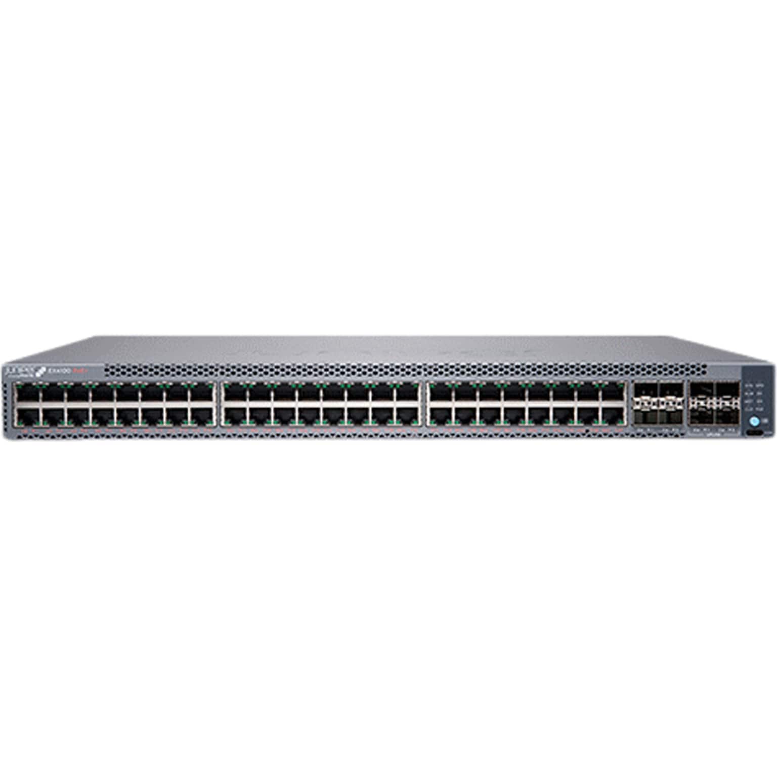 Juniper EX4100 48-Port Gigabit Ethernet PoE+ Managed Switch, Gray (EX4100-48P)