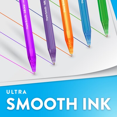 Paper Mate InkJoy 100 RT Retractable Ballpoint Pen, Medium Point, Black Ink, 20/Pack (1951395)