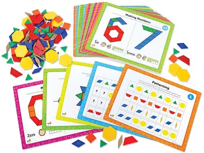Learning Resources Pattern Block Math Activity Set (LER6135)