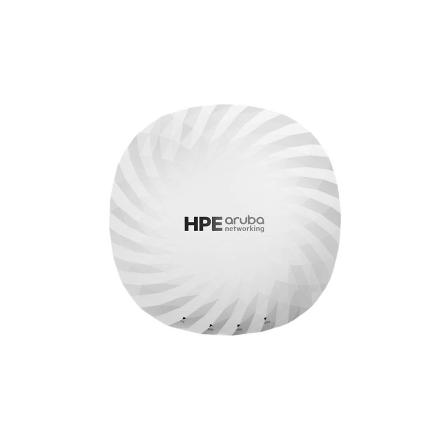 HPE Aruba AP-755 BE18700 Tri Band PoE WiFi 7 Access Point, White (S1G85A)