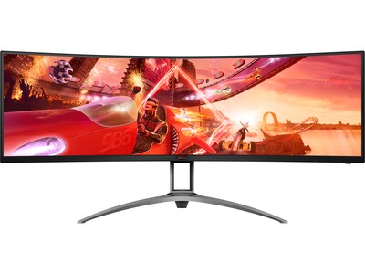 AOC AGON 49" Curved 4K Ultra HD 165 Hz LCD Gaming Monitor, Black (AG493UCX2)