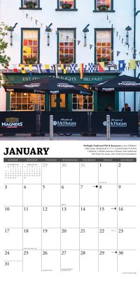 2027 Willow Creek Irish Pubs  12" x 12" Monthly Wall Calendar (60803)