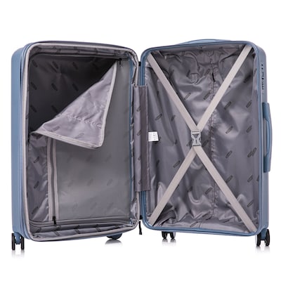 DUKAP Airley 29.92" Hardside Suitcase, 4-Wheeled Spinner, TSA Checkpoint Friendly, Blue (DKAIR00L-BLU)