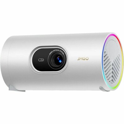 JMGO PicoPlay Wireless Portable DLP Mini Projector, White (80010388)