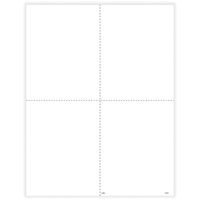 ComplyRight 2024 W-2 Tax Form, 1-Part, 4-Up, 50/Pack (520950)