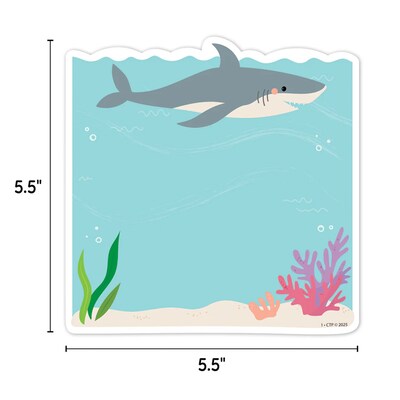 Creative Teaching Press Sea Friends Designer Cut-Outs, 36/Pack, 3 Packs/Bundle (CTP11053-3)