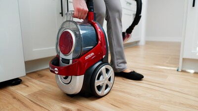 Atrix Vortex Red Canister Vacuum, Bagless, Red (VR25BCV)