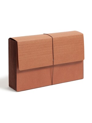 Smead Heavy Duty TUFF Extra Wide Legal Accordion Expanding Wallet With 7 Expansion, Redrope (71167)