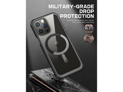 SUPCASE Unicorn Beetle MAG MagSafe Phone Case for iPhone 15 Pro Max, Black (SPH23MX67UBMGBK)