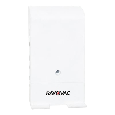 RAYOVAC 6-Outlet Surge Protector Wall Tap with Wireless Charging Phone Holder, 540 Joules, White (SS-Q615)