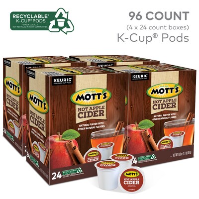 Motts Apple Cider, Keurig® K-Cup® Pods, 96/Carton (386040CT)