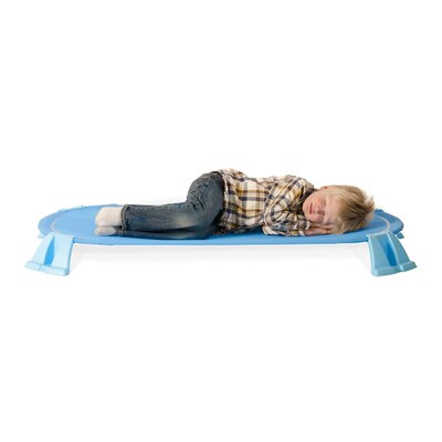 Foundations Podz Stackable Fabric Cot, Toddler, 42.25" x 27.9", Blue (FND4611037)