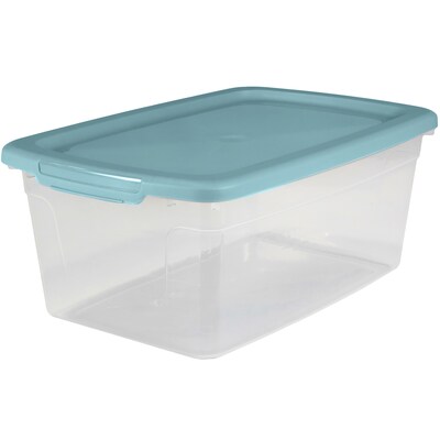 Home Logic 6 Qt. Clear Stackable Storage Bin