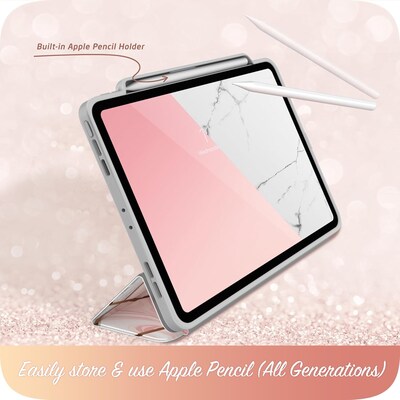 i-Blason Cosmo Plastic 11" Fashion Case for iPad Pro 11" 5th Generation, Marble