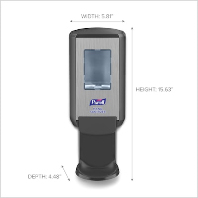 Purell CS4 Wall Mounted Hand Sanitizer Dispenser, Graphite (5124-01)