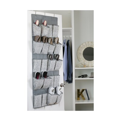 Laura Ashley Shoe Organizer, 20 Pocket (LA-95606)