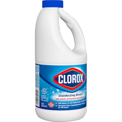Clorox Disinfecting Bleach, Concentrated Formula, 43 Oz. (32260)