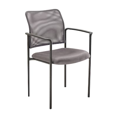 Flash Furniture Jana Mesh Reception Side Stacking Chair, Gray (GO5162GRY)