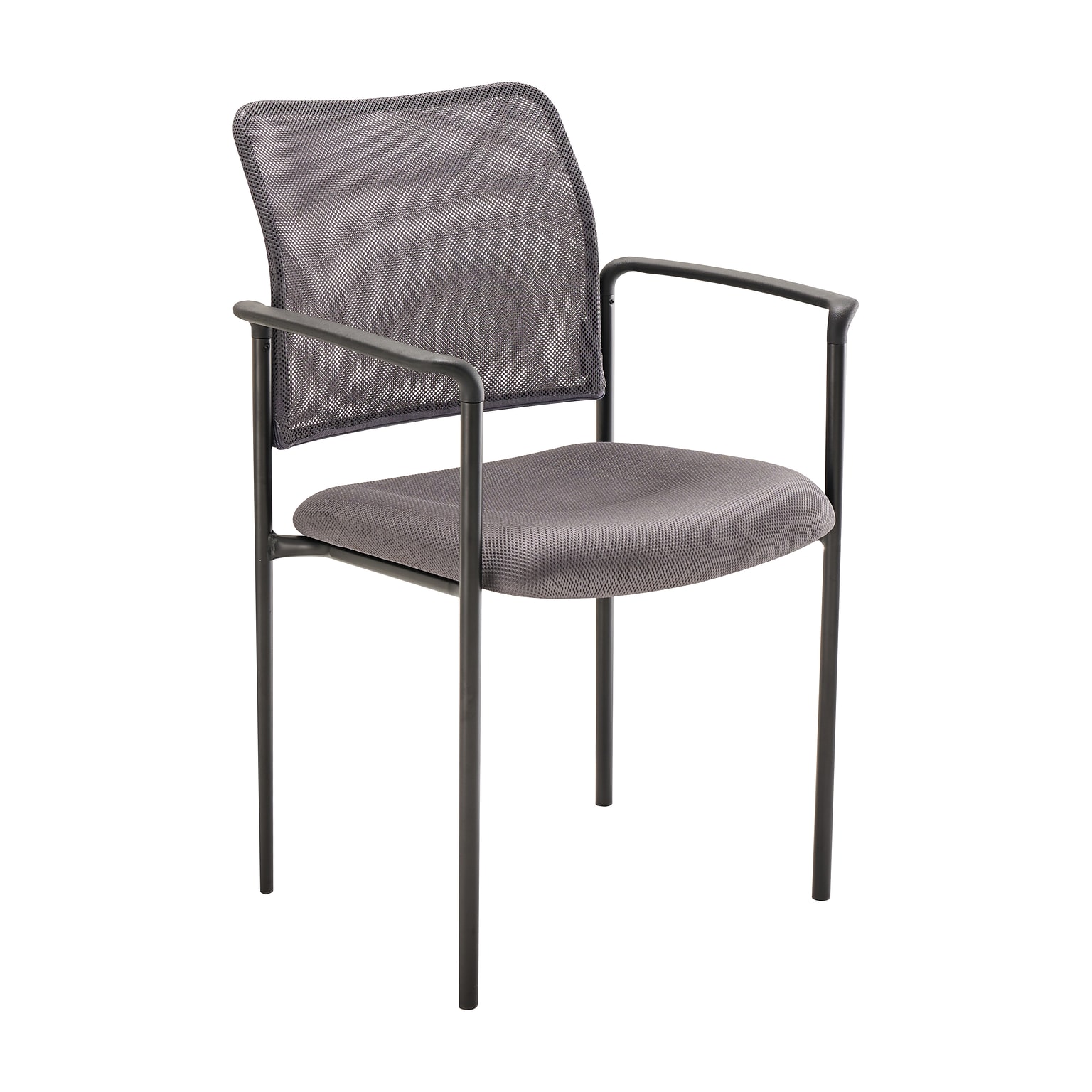 Flash Furniture Jana Mesh Reception Side Stacking Chair, Gray (GO5162GRY)