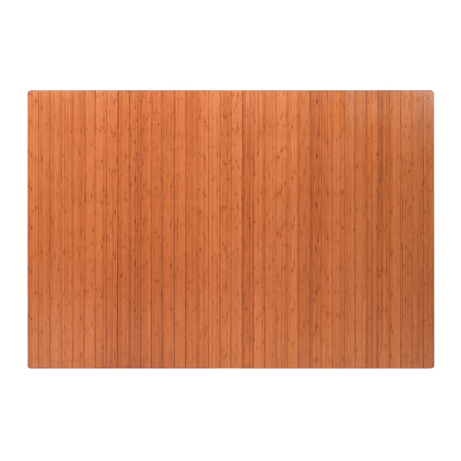Anji Mountain Standard Bamboo Carpet & Hard Floor Chair Mat, 48 x 72, Walnut (AMB24055)
