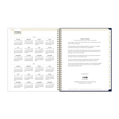 2026 Blue Sky Day Designer Meadow 8.5" x 11"  Weekly & Monthly Planner, Plastic Cover, Multicolored (147222-26)