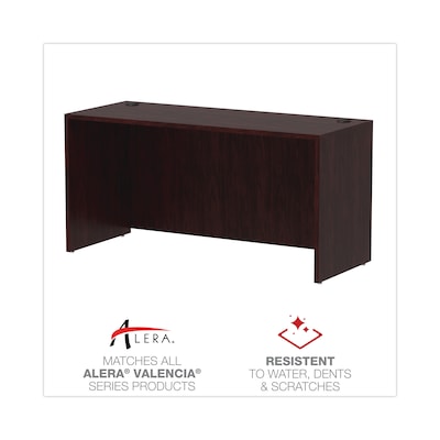 Alera™ Valencia Series Executive Suites in Mahogany, Credenza Shell, 60"W