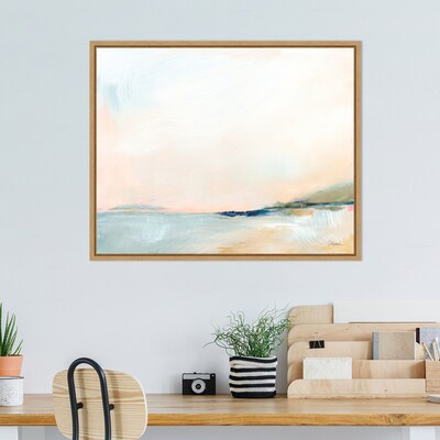 Amanti Art Open Sky Over Water by Sue Schlabach Framed Canvas Wall Art Print, 28 x 23 (A4267709678