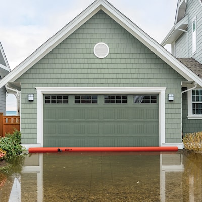 Quick Dam Log Dam Portable Water-Filled Flood Barrier, 3 in. x 10 ft. (QDLD310)