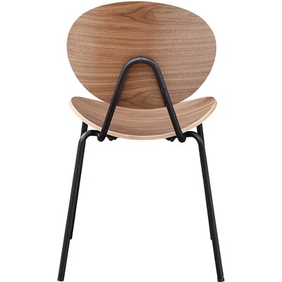 Lorell Bentwood Plywood Cafe Guest Chairs, Walnut, 2/Carton (LLR42962)